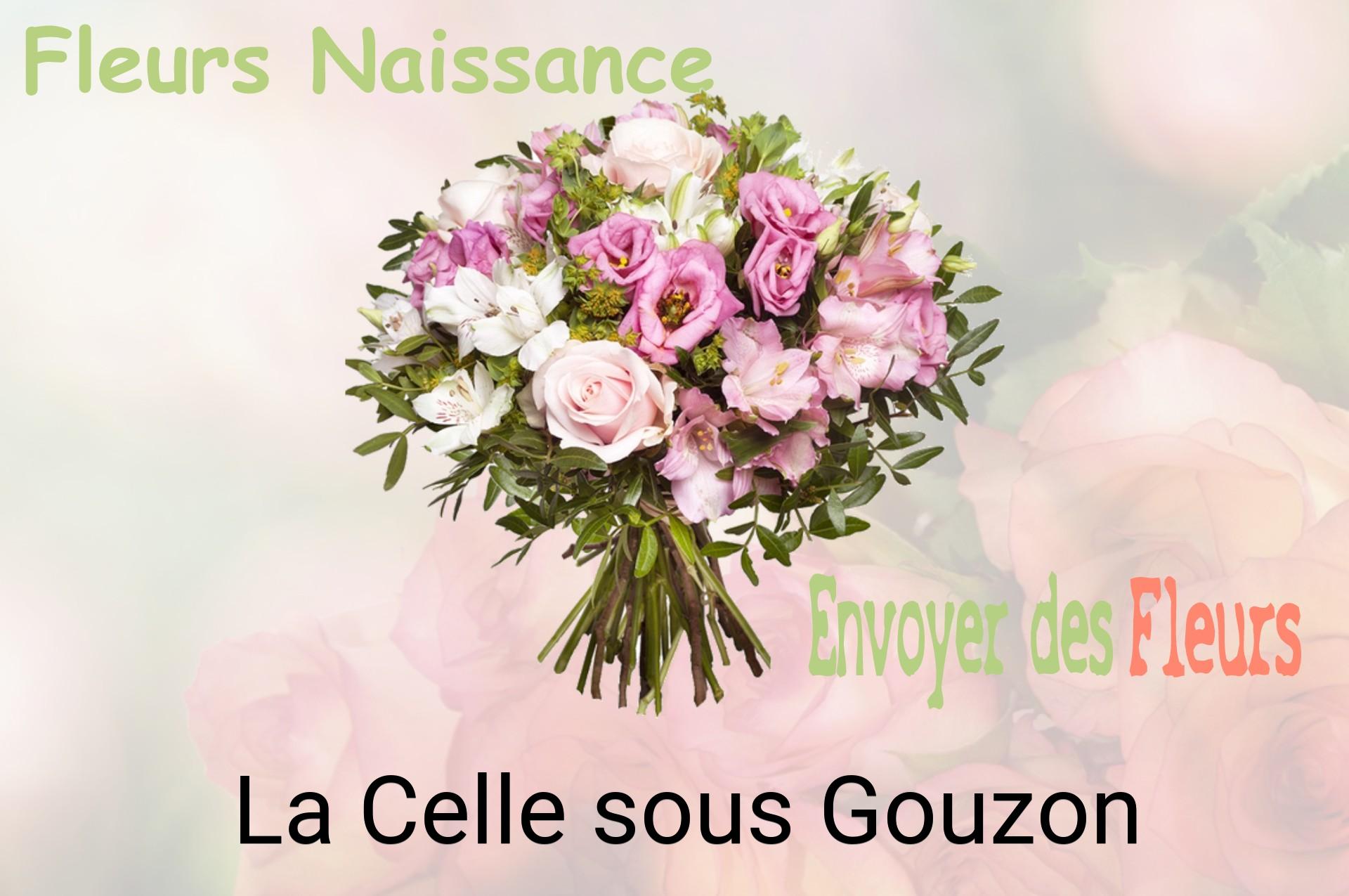 Bouquet de fleurs de naissance livré à La Celle-sous-Gouzon