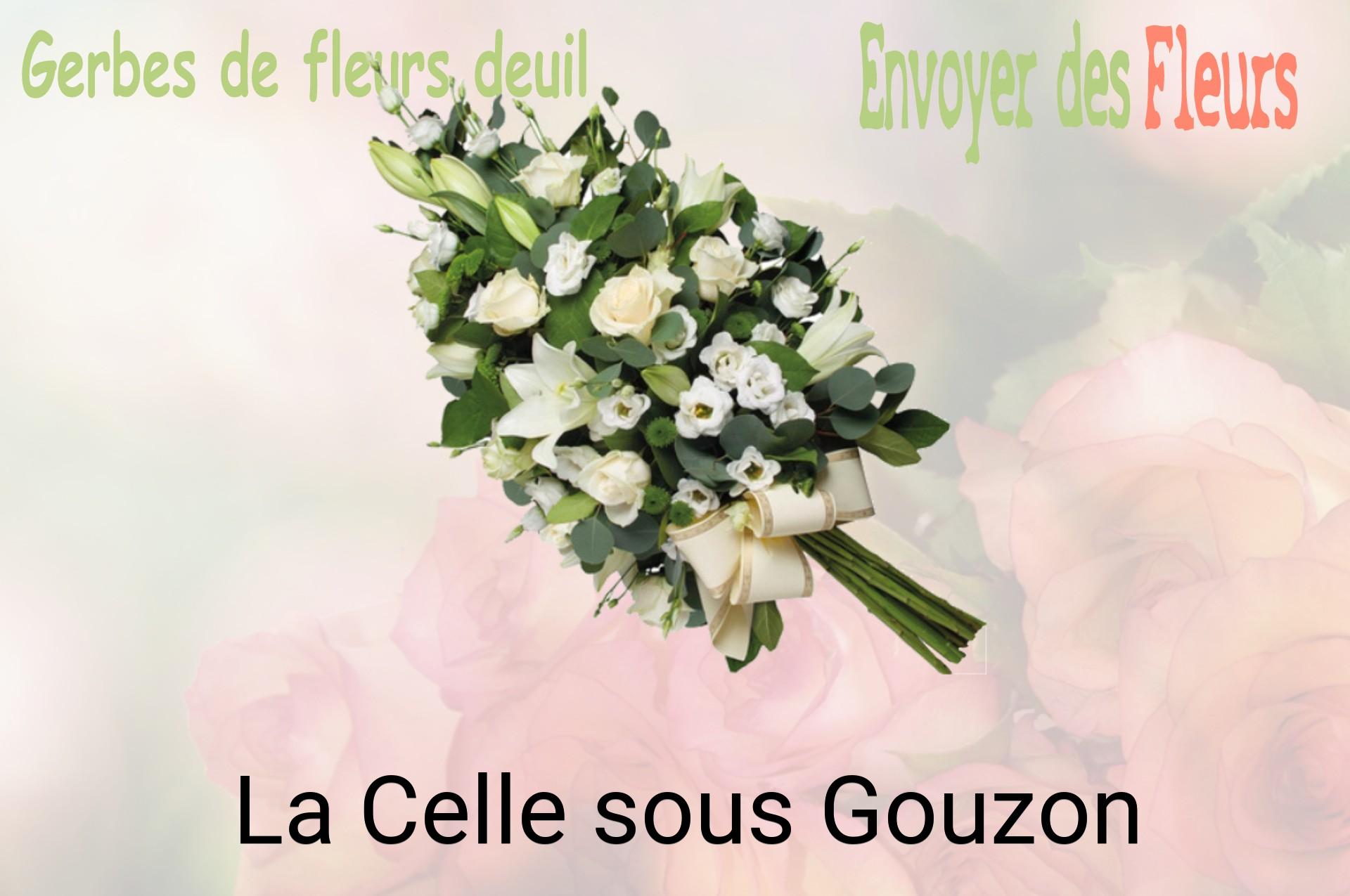 Gerbe de fleurs de deuil livrée à La Celle-sous-Gouzon
