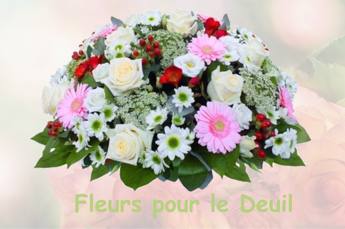 fleurs deuil LA-CELLE-SOUS-GOUZON